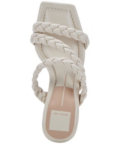 Women's Pang Asymmetrical Banded Sandals Ivory/Cream $44.55 Shoes