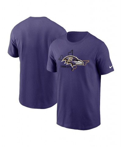 Men's Purple Baltimore Ravens Essential Local Phrase T-shirt $18.90 T-Shirts