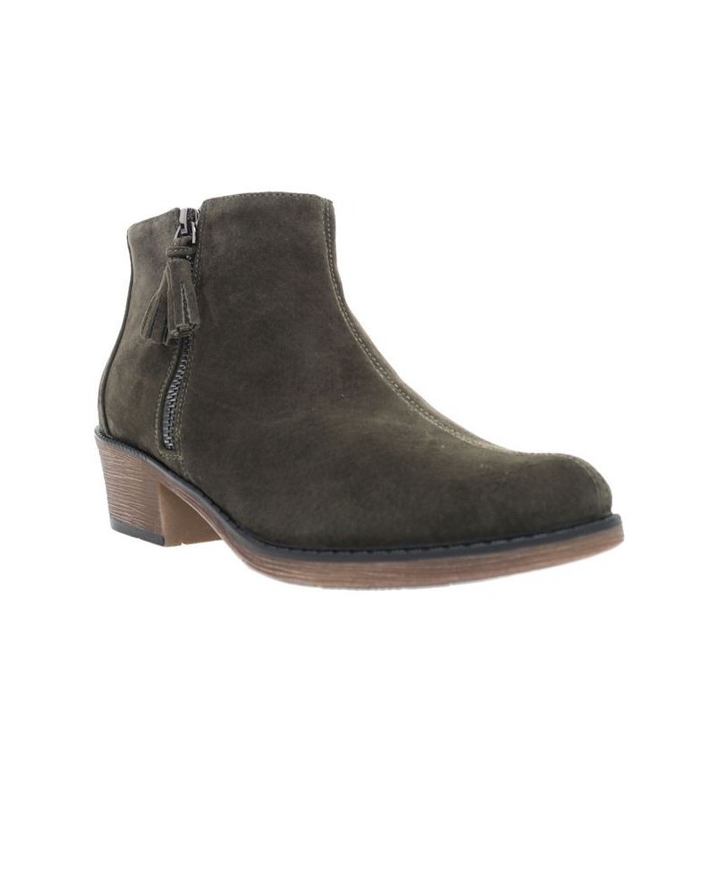 Women's Rebel Ankle Boots Green $50.58 Shoes