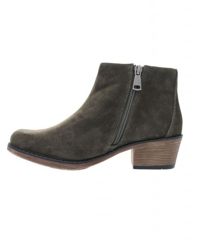 Women's Rebel Ankle Boots Green $50.58 Shoes