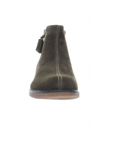 Women's Rebel Ankle Boots Green $50.58 Shoes