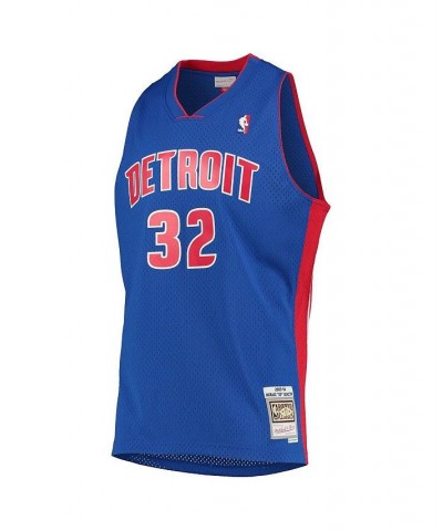 Men's Richard Hamilton Blue Detroit Pistons 2003-04 Hardwood Classics Swingman Jersey $71.05 Jersey