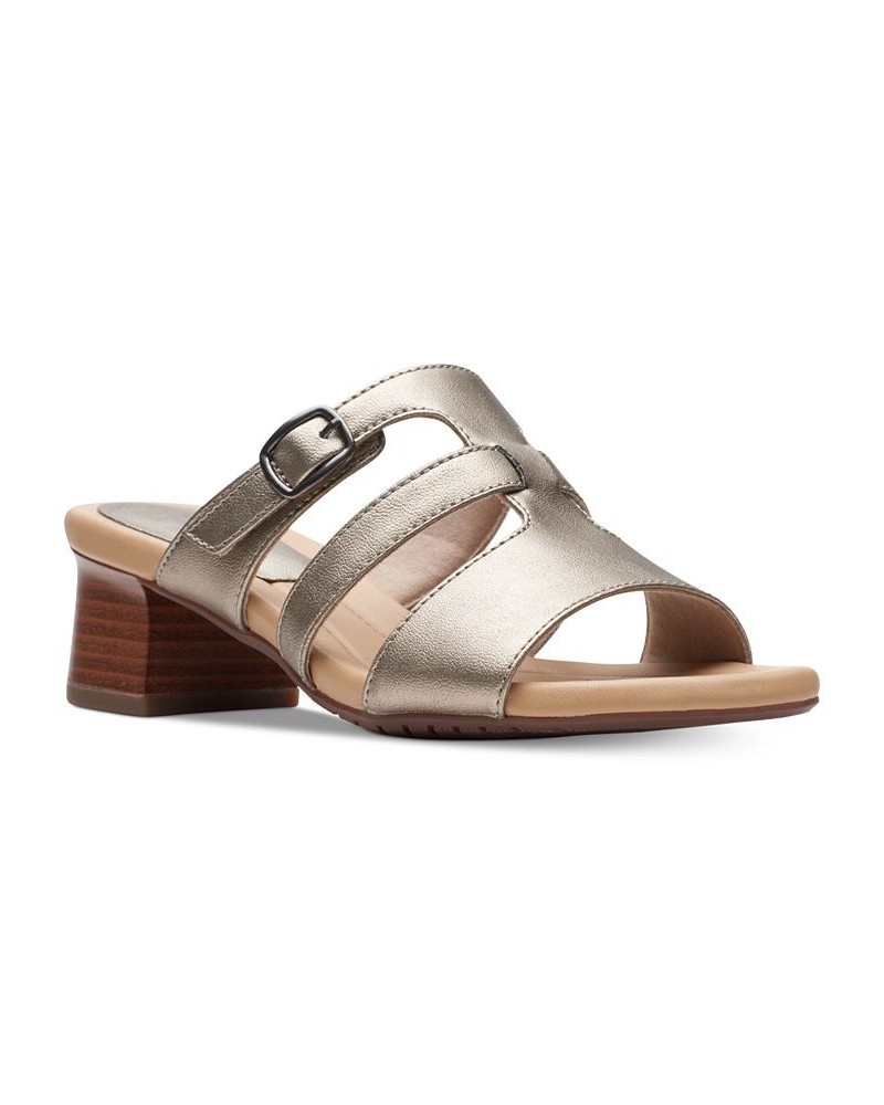 Women's Desirae Palm Slip-On Sandals PD03 $35.97 Shoes