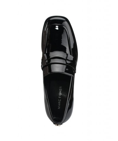 Women's Kchris Heeled Loafers Black $49.50 Shoes