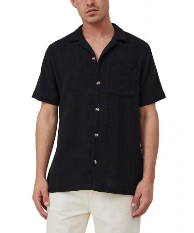 Men's Palma Short Sleeve Shirt Black $28.99 Shirts