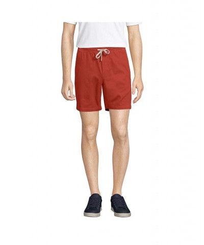 Men's 7" Comfort-First Knockabout Pull On Deck Shorts Red $32.97 Shorts