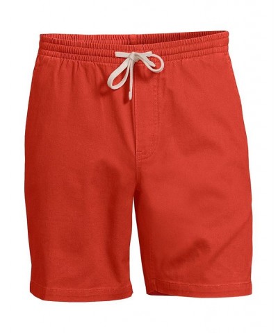 Men's 7" Comfort-First Knockabout Pull On Deck Shorts Red $32.97 Shorts