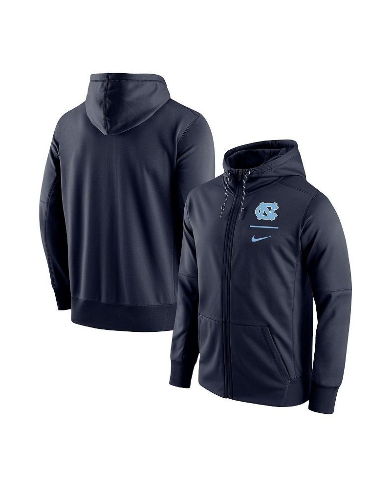 Men's Navy North Carolina Tar Heels Logo Stack Performance Full-Zip Hoodie $38.70 Sweatshirt