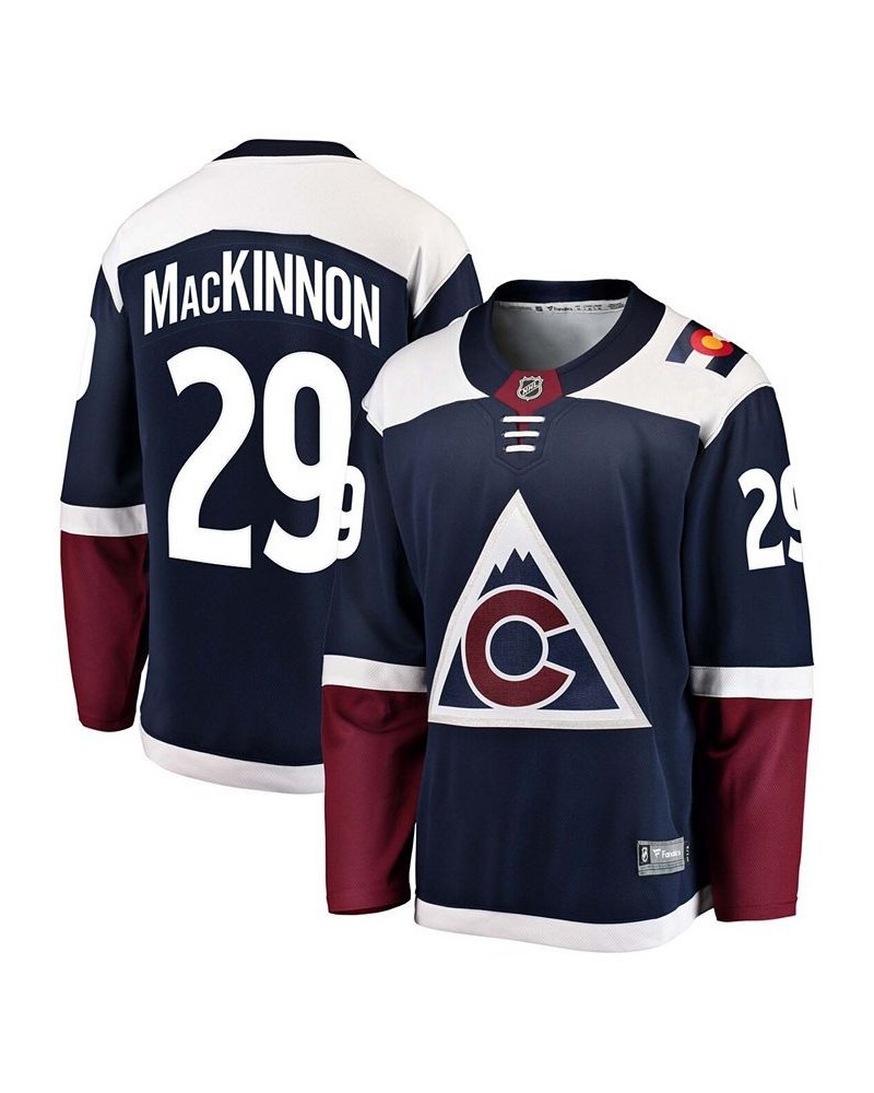 Men's Nathan MacKinnon Navy Colorado Avalanche Alternate Breakaway Player Jersey $77.70 Jersey