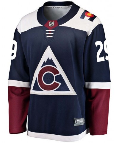 Men's Nathan MacKinnon Navy Colorado Avalanche Alternate Breakaway Player Jersey $77.70 Jersey