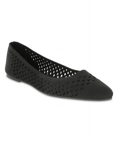 Women's Lovi Pointed Toe Flat Black $43.99 Shoes