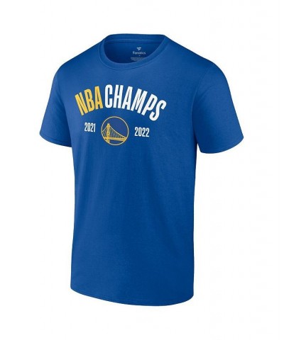 Men's Branded Royal Golden State Warriors 2022 NBA Finals Champions Final Buzzer Jersey Roster T-shirt $22.03 T-Shirts