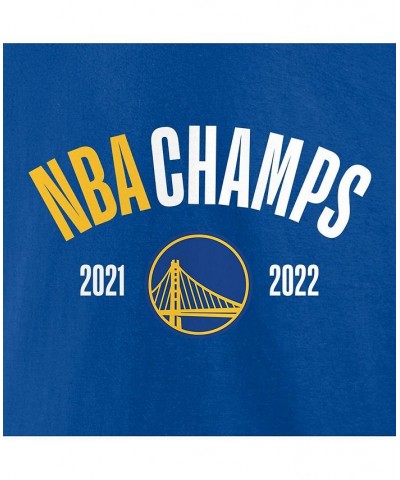 Men's Branded Royal Golden State Warriors 2022 NBA Finals Champions Final Buzzer Jersey Roster T-shirt $22.03 T-Shirts