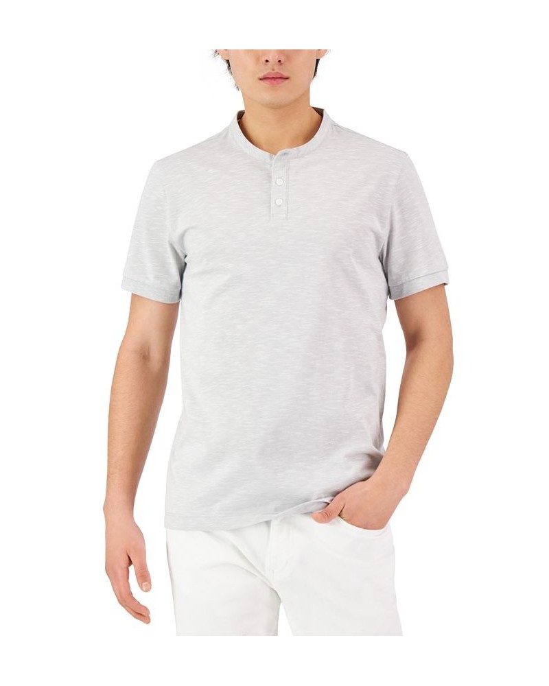 Men's Short-Sleeve Blurred Feeder Stripe T-Shirt White $11.19 T-Shirts