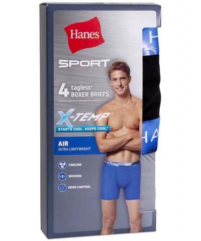 Men's Ultimate 4pk. Sport Boxer Briefs Multi $12.90 Underwear