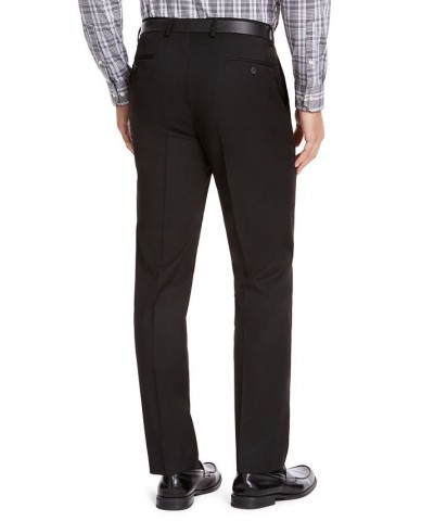 Men's Classic-Fit Medium Suit Pants Black Solid $28.80 Suits