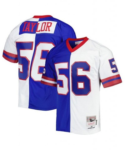 Men's Lawrence Taylor Royal and White New York Giants 1986 Split Legacy Replica Jersey $61.05 Jersey