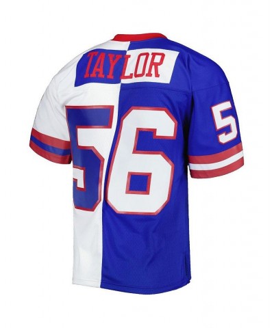 Men's Lawrence Taylor Royal and White New York Giants 1986 Split Legacy Replica Jersey $61.05 Jersey