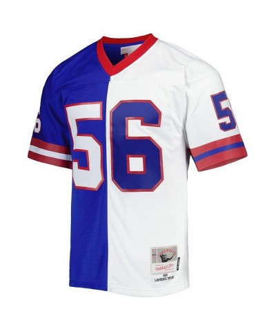 Men's Lawrence Taylor Royal and White New York Giants 1986 Split Legacy Replica Jersey $61.05 Jersey