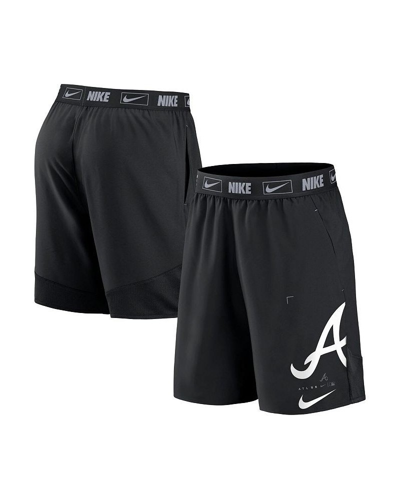 Men's Black Atlanta Braves Bold Express Performance Shorts $22.55 Shorts