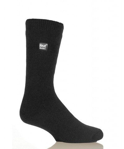 Men's Ultra Lite Solid Thermal Socks Black $10.00 Socks