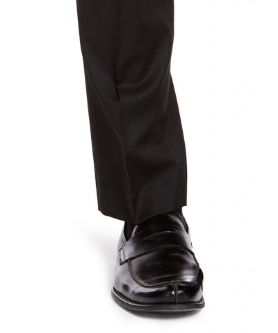 Men's Classic-Fit Medium Suit Pants Black Solid $28.80 Suits