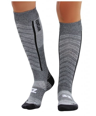 Men's Featherweight Compression Socks Heather Grey $30.00 Socks