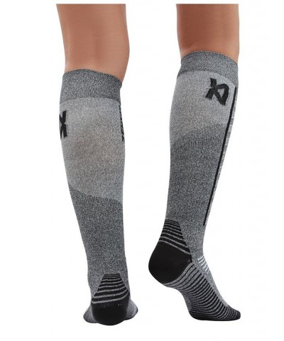 Men's Featherweight Compression Socks Heather Grey $30.00 Socks