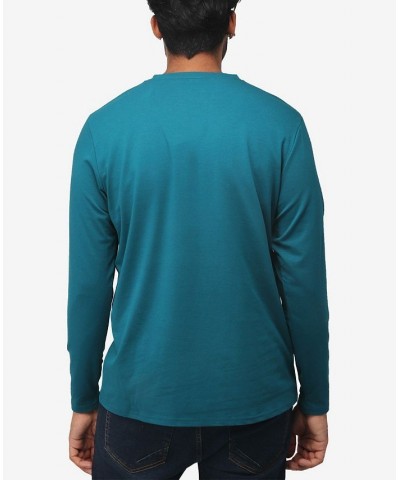 Men's Soft Stretch V-Neck Long Sleeve T-shirt PD12 $21.56 T-Shirts