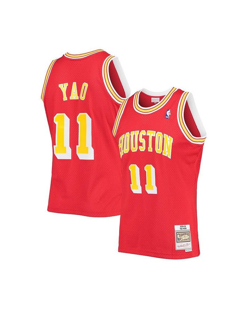 Men's Yao Ming Red Houston Rockets 2004-05 Hardwood Classics Swingman Jersey $42.18 Jersey