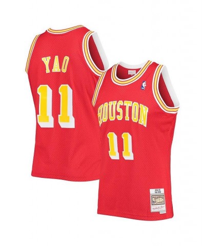 Men's Yao Ming Red Houston Rockets 2004-05 Hardwood Classics Swingman Jersey $42.18 Jersey