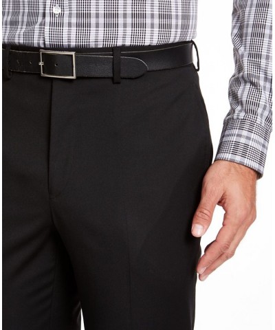 Men's Classic-Fit Medium Suit Pants Black Solid $28.80 Suits