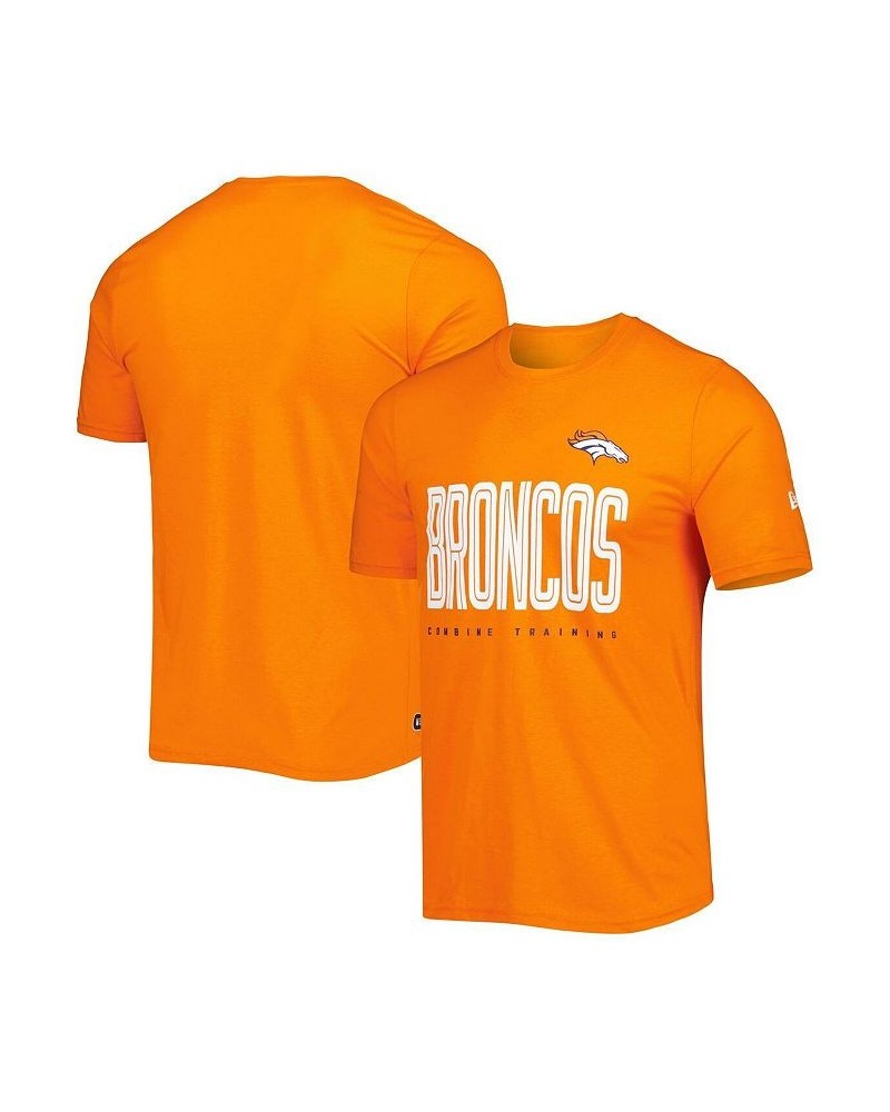 Men's Orange Denver Broncos Combine Authentic Training Huddle Up T-shirt $17.10 T-Shirts