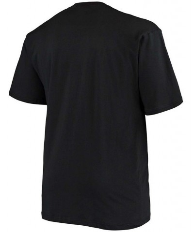 Men's Big and Tall Black Kansas City Chiefs Color Pop T-shirt $18.00 T-Shirts