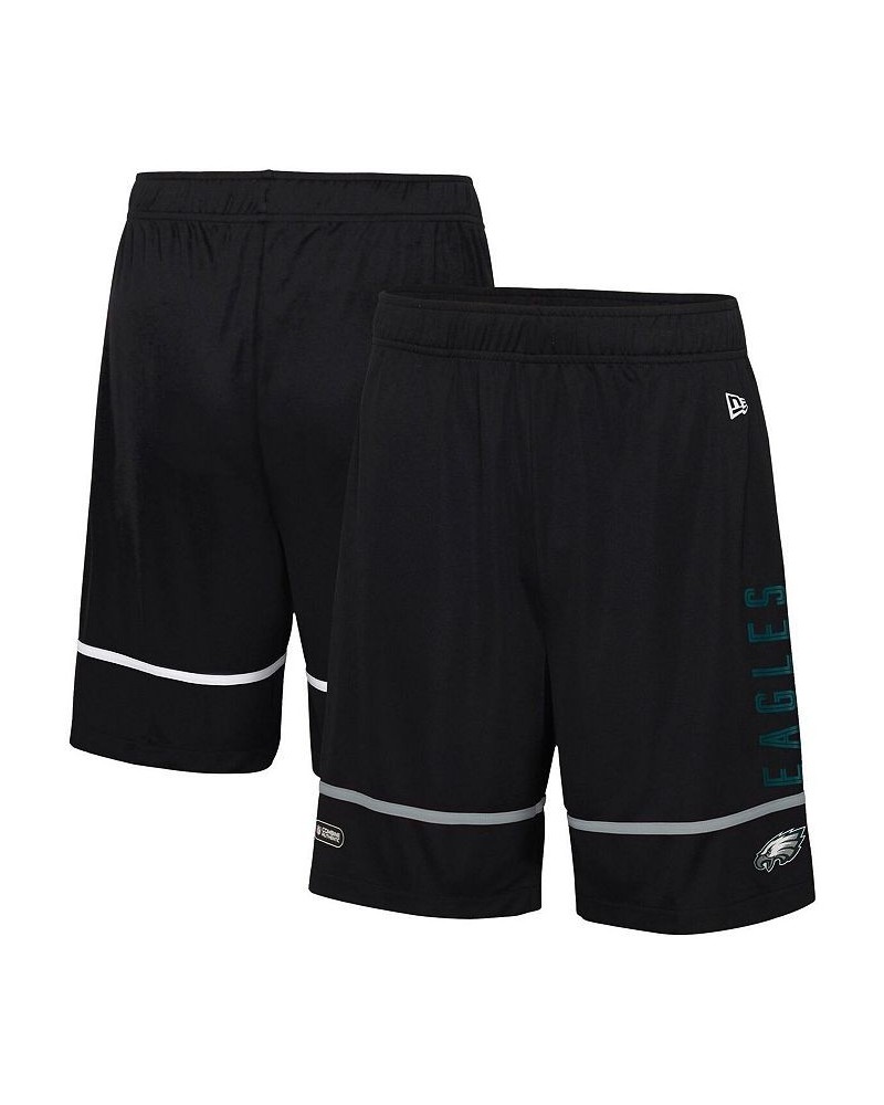 Men's Black Philadelphia Eagles Combine Authentic Rusher Training Shorts $28.59 Shorts