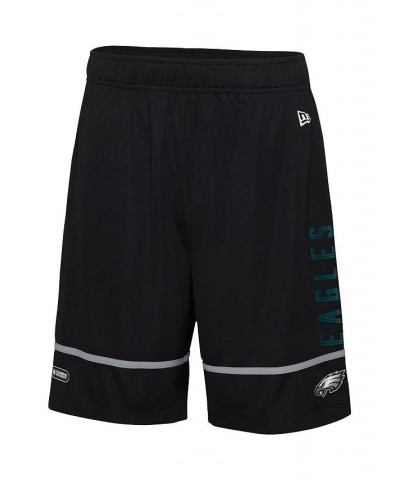 Men's Black Philadelphia Eagles Combine Authentic Rusher Training Shorts $28.59 Shorts