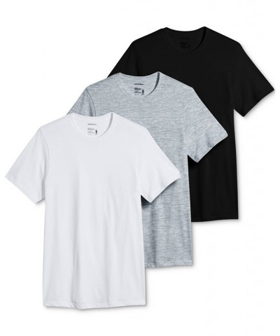 Men's 3-Pk. Stretch Crewneck T-Shirts Brown $15.81 Undershirt