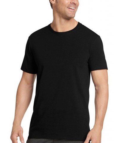 Men's 3-Pk. Stretch Crewneck T-Shirts Brown $15.81 Undershirt