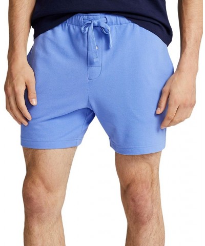 Men's Cotton-Blend Nautical-Inspired Printed Sleep Shorts Vintage Anchor Print $21.50 Pajama