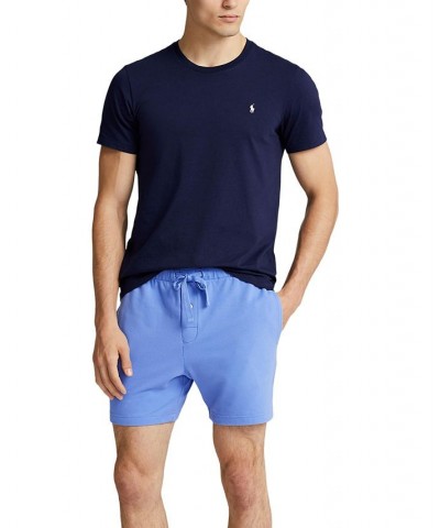 Men's Cotton-Blend Nautical-Inspired Printed Sleep Shorts Vintage Anchor Print $21.50 Pajama