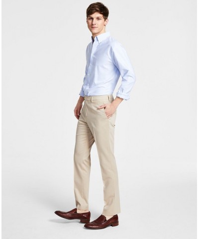 Men's Modern-Fit Solid Dress Pants Tan/Beige $19.24 Pants