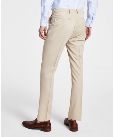 Men's Modern-Fit Solid Dress Pants Tan/Beige $19.24 Pants