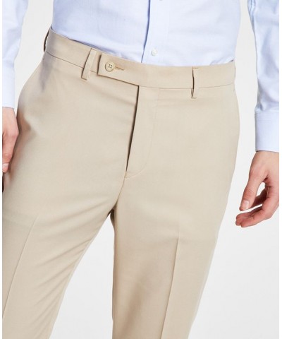 Men's Modern-Fit Solid Dress Pants Tan/Beige $19.24 Pants