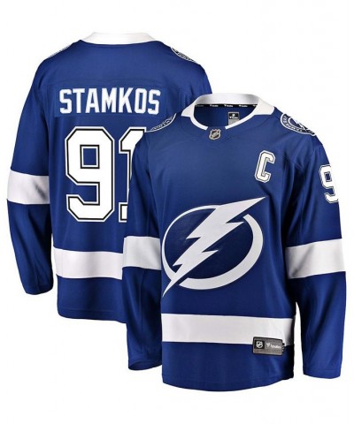 Men's Steven Stamkos Blue Tampa Bay Lightning Breakaway Player Jersey $49.35 Jersey