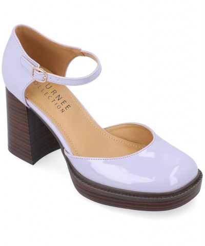 Women's Sophilynn Platform Heels Purple $41.00 Shoes