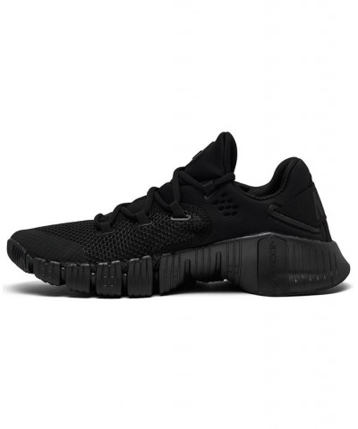 Men's Free Metcon 4 Training Sneakers Black $46.80 Shoes