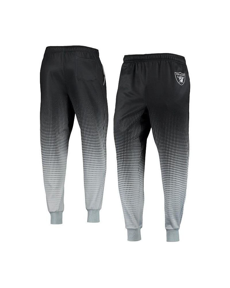 Men's Black Las Vegas Raiders Gradient Jogger Pants $30.38 Pants