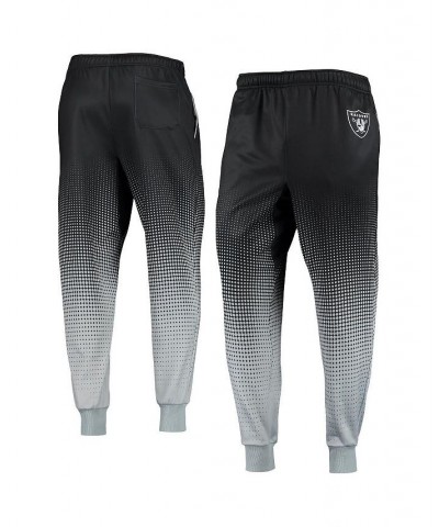 Men's Black Las Vegas Raiders Gradient Jogger Pants $30.38 Pants