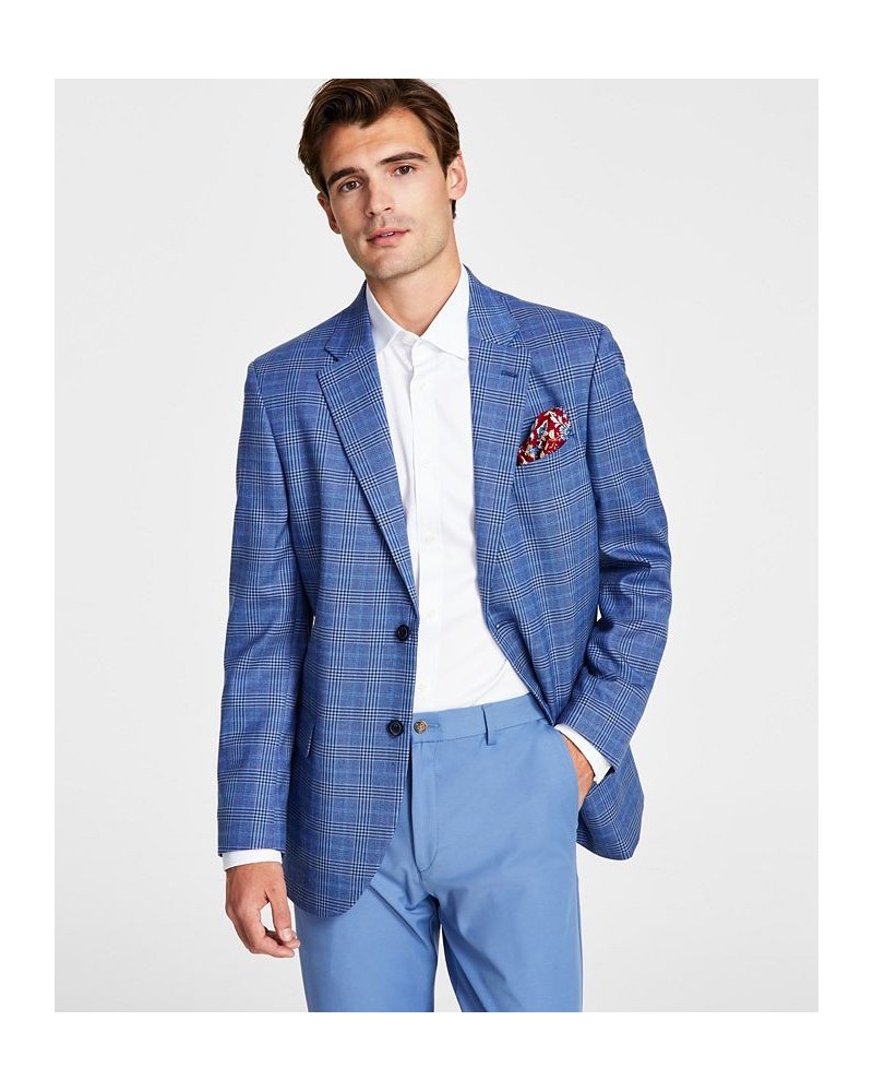 Men's Modern-Fit Plaid Sport Coat PD04 $37.40 Blazers