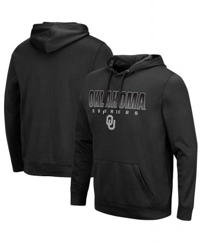 Men's Black Oklahoma Sooners Blackout 3.0 Pullover Hoodie $27.30 Sweatshirt